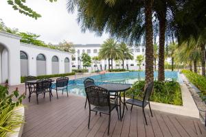 Swimmingpoolen hos eller tæt på Maison Villa Premier Palm Marina C5