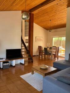 Χώρος καθιστικού στο Belle villa classée 4 étoiles proche plage avec jardin