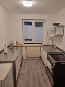 Kuchyň nebo kuchyňský kout v ubytování Hückelhoven H1