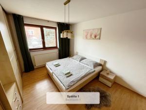 Postel nebo postele na pokoji v ubytování Rodinný dom "Ako doma"