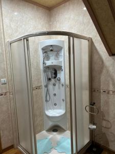 グアディクスにあるCasa Alcazabaのバスルーム(シャワーブース付)