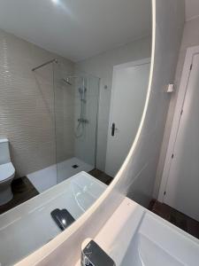 Ένα μπάνιο στο Loft HUELGAS