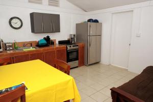 Η κουζίνα ή μικρή κουζίνα στο Screaming Reels Guest House Grand Turk +8 φωτογραφίες