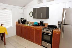 Η κουζίνα ή μικρή κουζίνα στο Screaming Reels Guest House Grand Turk
