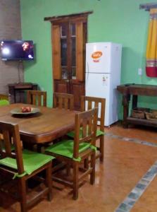 Dapur atau dapur kecil di Cabaña en Arroyo de los Patos