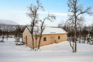 Mountain House With Views Of Hamrafjället v zimě
