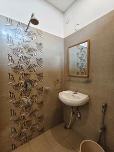 Ένα μπάνιο στο Hotel Avni