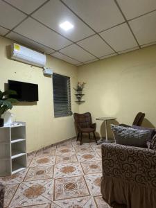 TV a/nebo společenská místnost v ubytování Relax House