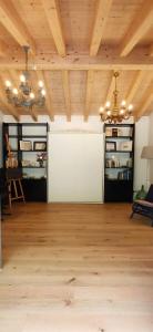 Biblioteket på bed and breakfast-stedet