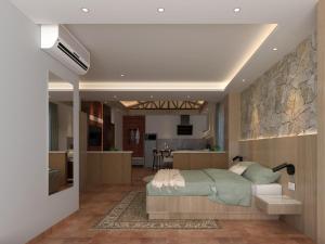 Χώρος καθιστικού στο Tulsi Kathmandu Hotel