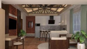 Μια τηλεόραση ή/και κέντρο ψυχαγωγίας στο Tulsi Kathmandu Hotel