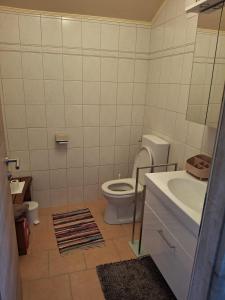 Koupelna v ubytování Haus Schöffau