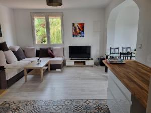 Μια τηλεόραση ή/και κέντρο ψυχαγωγίας στο un appartement au chateau