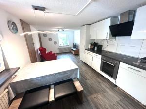 Dapur atau dapur kecil di Ferienwohnung AyNa 4