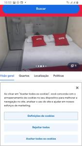 Postel nebo postele na pokoji v ubytování Pousada Lirios