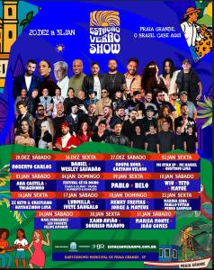 Cantinho à beira mar في برايا جراندي: ملصق لعرض عطلة شارع سمسم