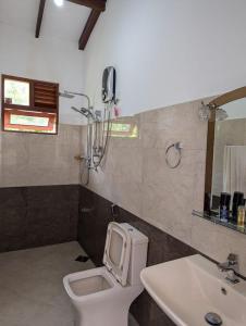 Koupelna v ubytování Green Villa Kamburugamuwa