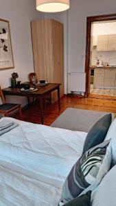 Køkken eller tekøkken på Chrobry Square Apartament