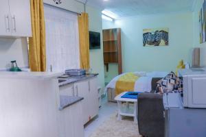 Η κουζίνα ή μικρή κουζίνα στο Cozy Studio at Elgon Hill Homes +9 φωτογραφίες