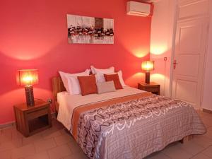 Postel nebo postele na pokoji v ubytování Villa Les Galeries de L'océan