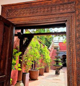 Κήπος έξω από το La PuertaMora