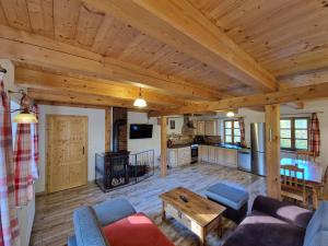 TV a/nebo společenská místnost v ubytování Chalupa pod strání - Olešnice v Orlických horách