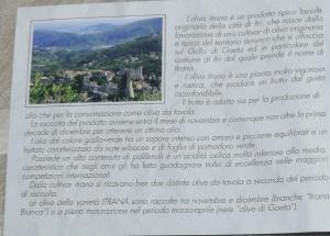 a sign with a picture of a city at IL PARADISO in Latina