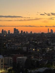 Pogled na destinaciju Milano ili pogled na grad iz vikendice