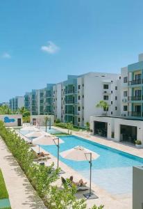 Bazén v ubytování Bavaro Breeze Retreat nebo v jeho okolí