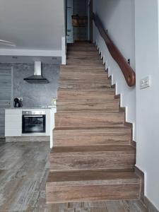 Kuchyň nebo kuchyňský kout v ubytování Blue Horizon