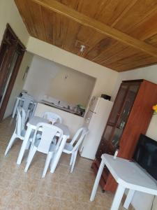 Η κουζίνα ή μικρή κουζίνα στο Apartamento sarah