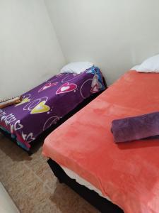 Ένα ή περισσότερα κρεβάτια σε δωμάτιο στο Apartamento sarah