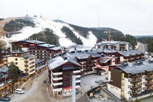 En generel udsigt til bjerge eller udsigt til bjerge taget fra lejligheden