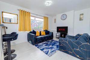 Et opholdsområde på The Oak 3 Bedroom House