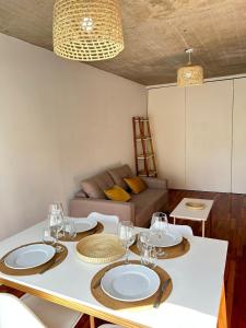 Χώρος καθιστικού στο Departamento Nani