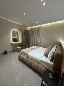 Ένα ή περισσότερα κρεβάτια σε δωμάτιο στο luxury apartment