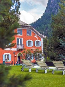 Zahrada ubytování Hotel Steinbock Pontresina