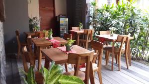 Restaurace v ubytování Uma Karan