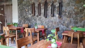 Restaurace v ubytování Uma Karan
