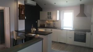 Kuchyň nebo kuchyňský kout v ubytování Apartment Diminic Melin