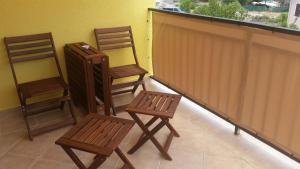 Balkón nebo terasa v ubytování Apartment Diminic Melin
