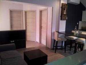 Kuchyň nebo kuchyňský kout v ubytování Apartment Diminic Melin
