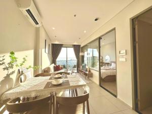 Posezení v ubytování The Song Boutique Aparment - Căn hộ Anh Kiet Home