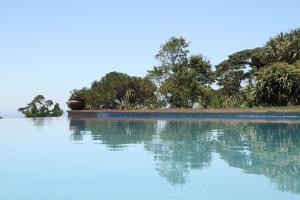 a pool of water with trees in the background at Quinta Vale da Roca in Sintra