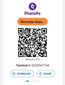 a screenshot of a phone with a maramnada cue at Hotel Narmada Puram in Indore