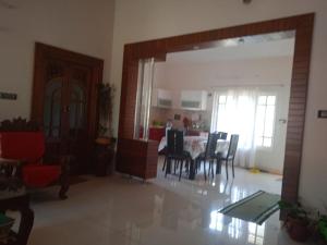 Χώρος καθιστικού στο Hamsa stay