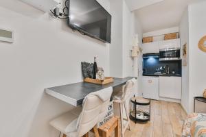 Kuchyň nebo kuchyňský kout v ubytování La Terrasse des Chevaliers + 22 fotografií