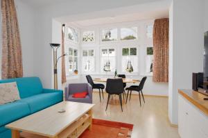 Χώρος καθιστικού στο Ferienwohnung 5 Villa Eden