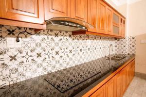 Kuchyň nebo kuchyňský kout v ubytování Merci Dalat Villa