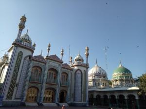 a large building with domes on top of it at AA Digital Motel in Dargai